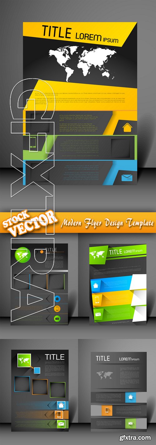 Stock Vector - Modern Flyer Design Templates