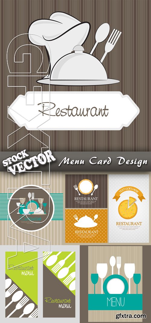 Stock Vector - Menu Card Design