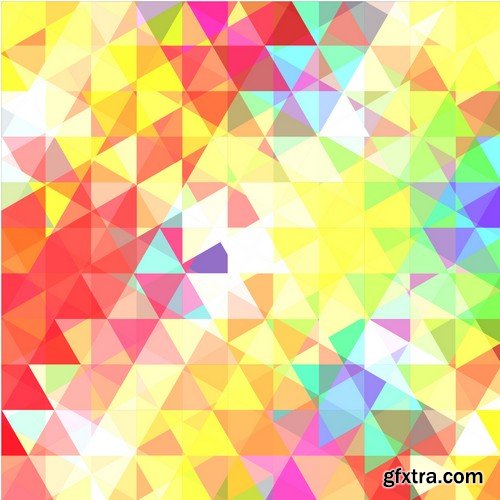 Stock Vectors - Abstract Geometric Backgrounds 2, 25xEPS