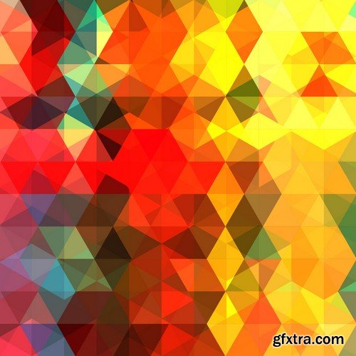 Stock Vectors - Abstract Geometric Backgrounds 2, 25xEPS