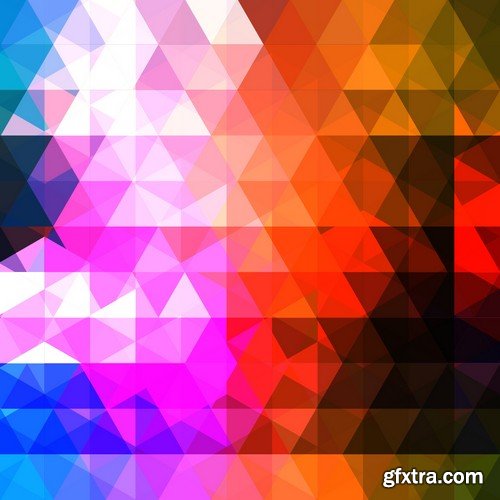 Stock Vectors - Abstract Geometric Backgrounds 2, 25xEPS