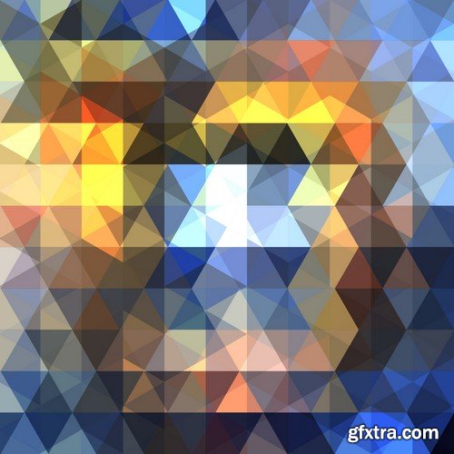 Stock Vectors - Abstract Geometric Backgrounds 2, 25xEPS