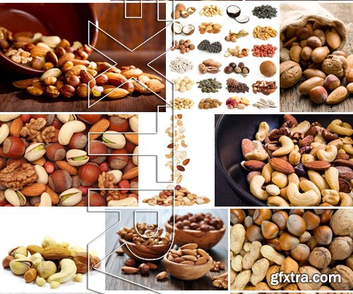 Stock Photos - Nuts 3, 25xJPG