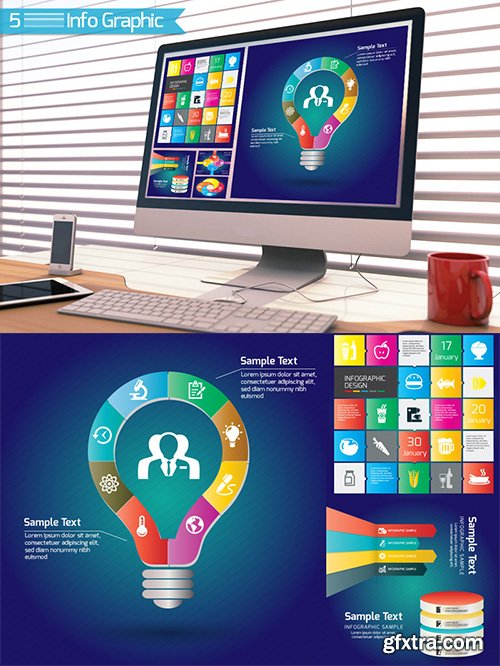 Ai & EPS Vector Infographics Templates (November 2014)