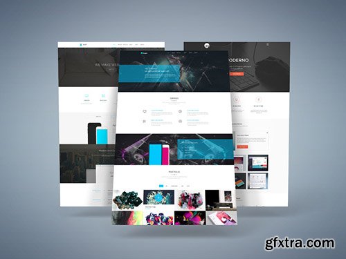 PSD Mock-Up - 3D Web Presentation