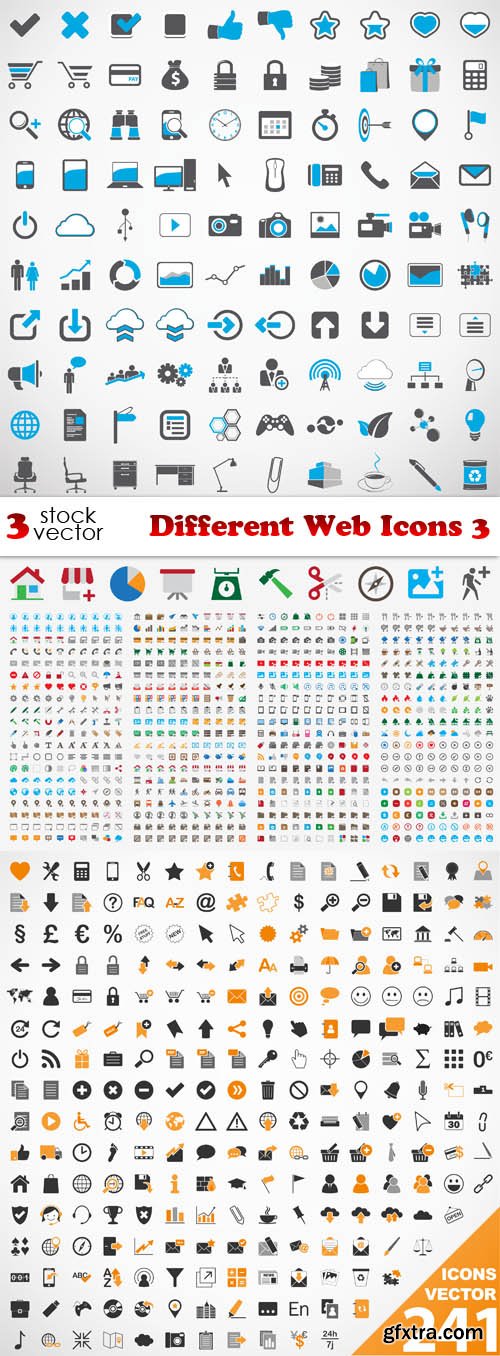 Vectors - Different Web Icons 3