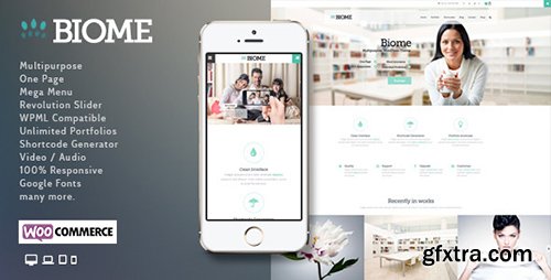 ThemeForest - Biome v1.2 - Multipurpose One Page WordPress Theme