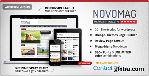 ThemeForest - Novomag v1.0.2 - Clean & Flat Magazine Wordpress Theme