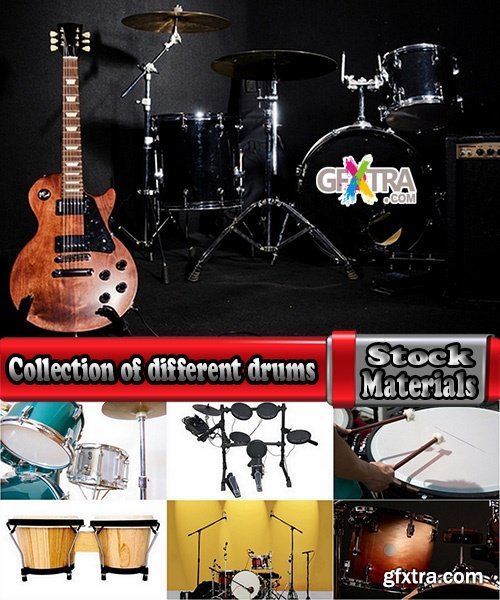 Collection of different drums 25 UHQ Jpeg