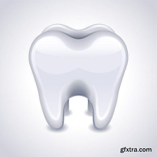 Stock Vectors - Teeth 3, 25xEPS