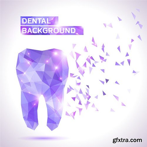 Stock Vectors - Teeth 3, 25xEPS