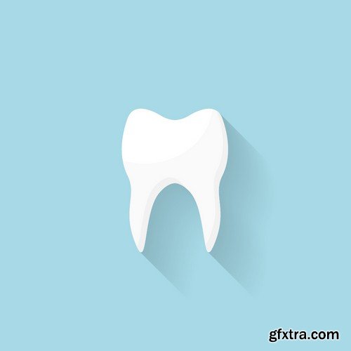 Stock Vectors - Teeth 3, 25xEPS