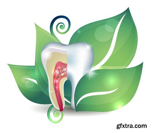 Stock Vectors - Teeth 3, 25xEPS