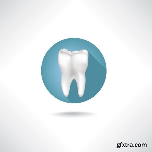 Stock Vectors - Teeth 3, 25xEPS