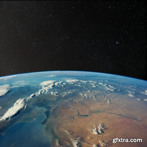 Stock Photos - Planet earth in space 3, 25xJPG