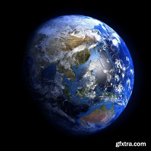 Stock Photos - Planet earth in space 3, 25xJPG