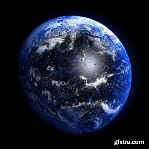 Stock Photos - Planet earth in space 3, 25xJPG