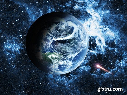 Stock Photos - Planet earth in space 3, 25xJPG