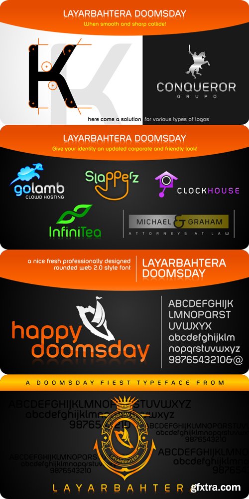 LayarBahtera Doomsday Font Family $283