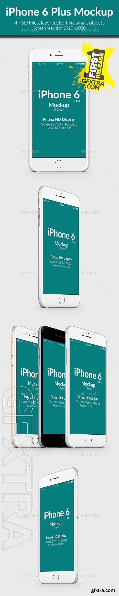 GraphicRiver - iPhone 6 plus Mock-up 9537087