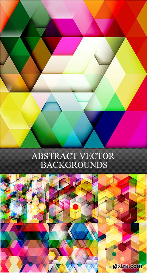 Abstract Vector Backgrounds, 25xEPS