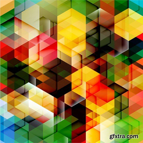 Abstract Vector Backgrounds, 25xEPS