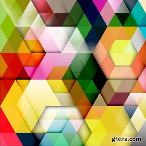 Abstract Vector Backgrounds, 25xEPS