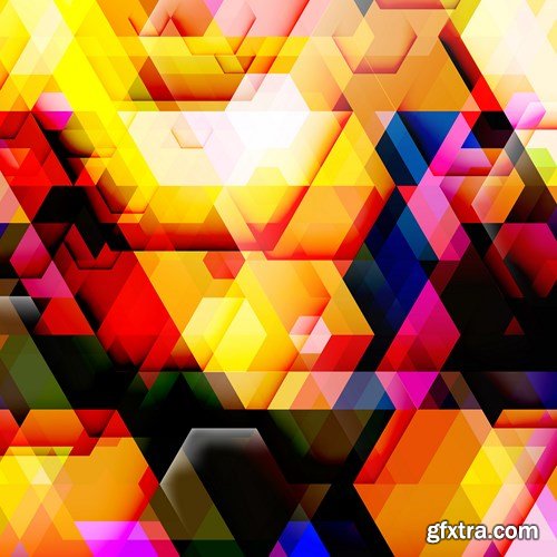 Abstract Vector Backgrounds, 25xEPS