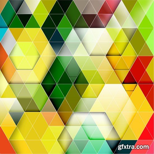 Abstract Vector Backgrounds, 25xEPS