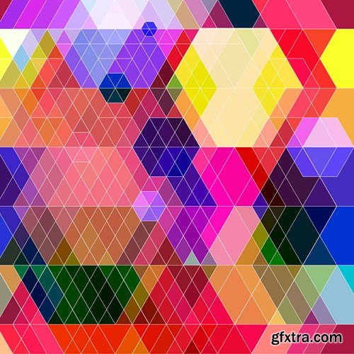 Abstract Vector Backgrounds, 25xEPS