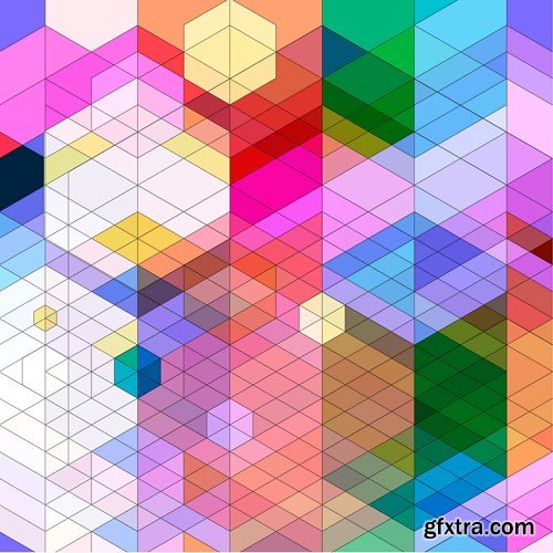 Abstract Vector Backgrounds, 25xEPS