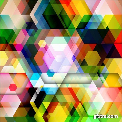 Abstract Vector Backgrounds, 25xEPS