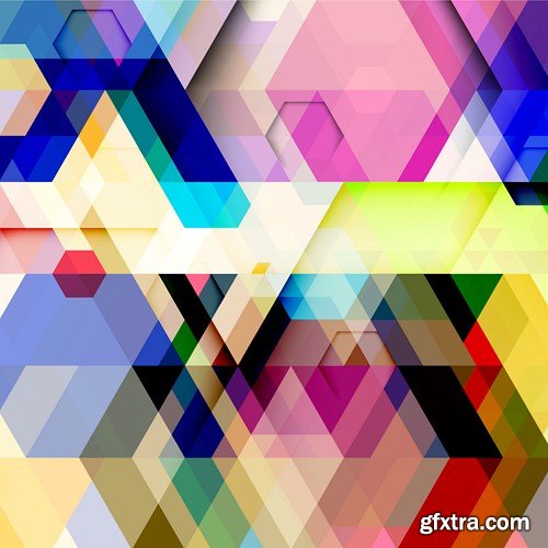 Abstract Vector Backgrounds, 25xEPS