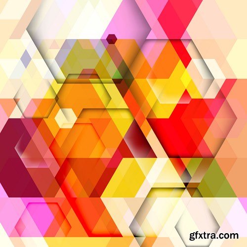 Abstract Vector Backgrounds, 25xEPS