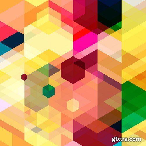 Abstract Vector Backgrounds, 25xEPS