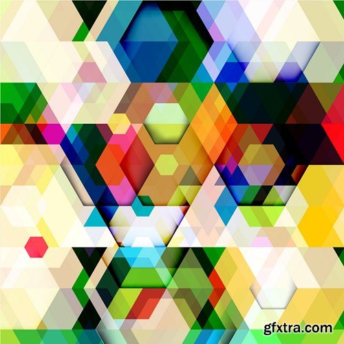 Abstract Vector Backgrounds, 25xEPS