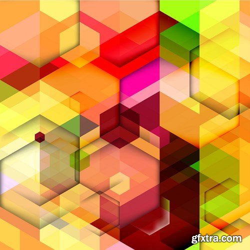 Abstract Vector Backgrounds, 25xEPS