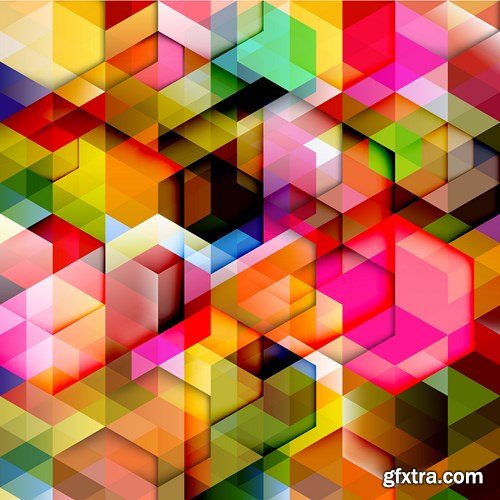 Abstract Vector Backgrounds, 25xEPS