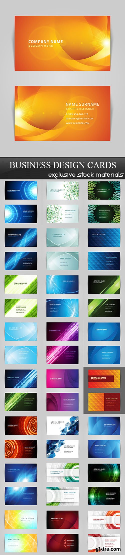 Business Design Cards, 25xEPS