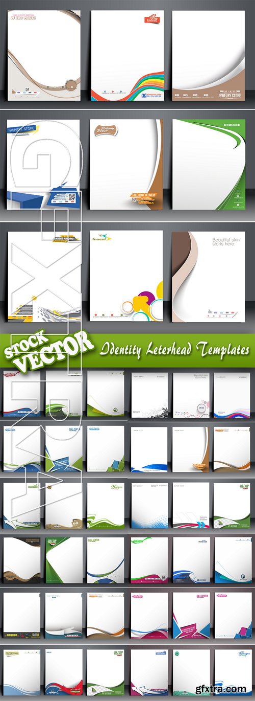 Stock Vector - Identity Leterhead Templates