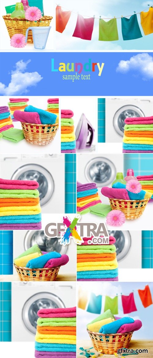 Stock Photo - Laundry Objects