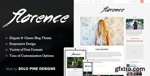 ThemeForest - Florence v1.0 - A Responsive WordPress Blog Theme