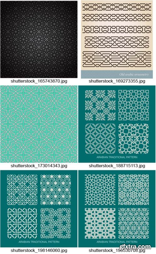 Arabic Patterns 25xEPS