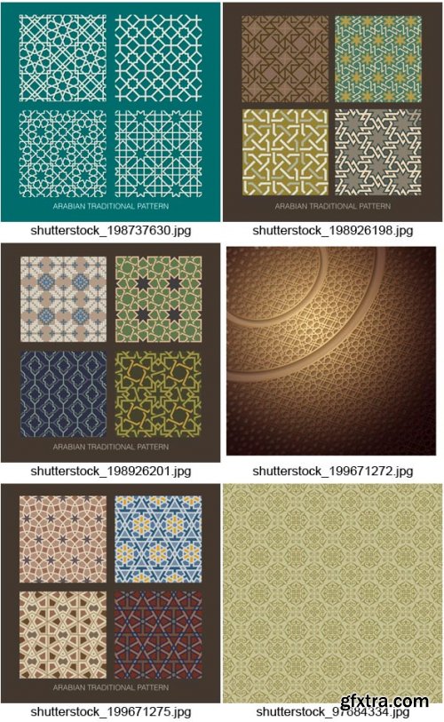 Arabic Patterns 25xEPS