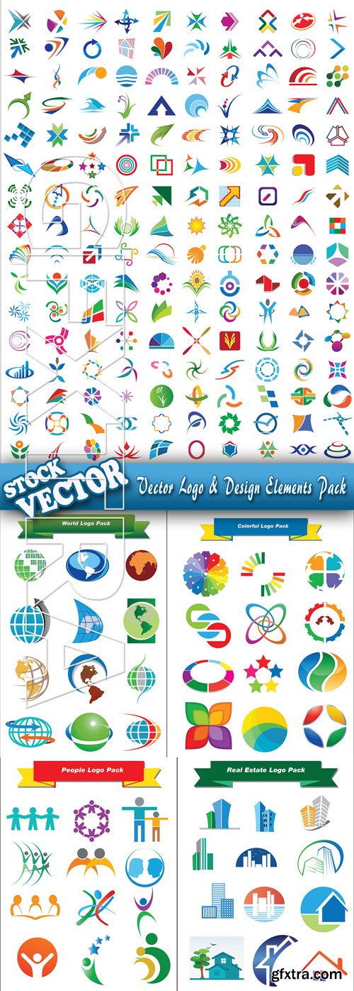 Stock Vector - Vector Logo & Design Elements Pack