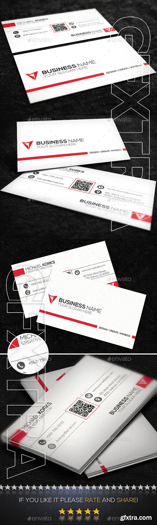 GraphicRiver - White Creative Business Card No.07 9522352