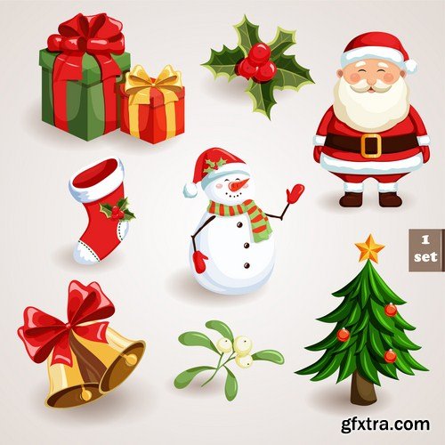 New Year Design Elements 2015 - 30 Vector