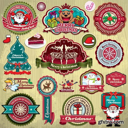 New Year Design Elements 2015 - 30 Vector