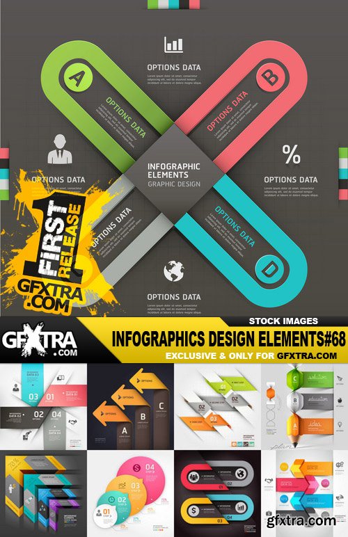 Infographics Design Elements#68 - 30 Vector