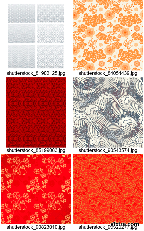 Amazing SS - Chinese Patterns, 25xEPS